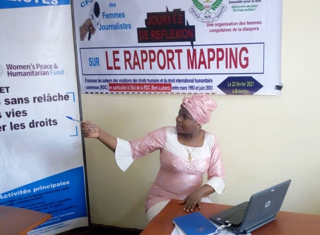 women journalists in DR Congo 2 min