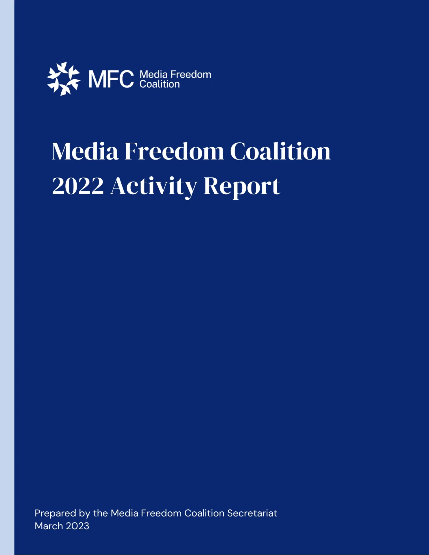 cover Media Freedom Coalition 2022 Activity Report scaled 1
